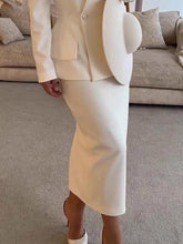 Falda elegante de cintura informal